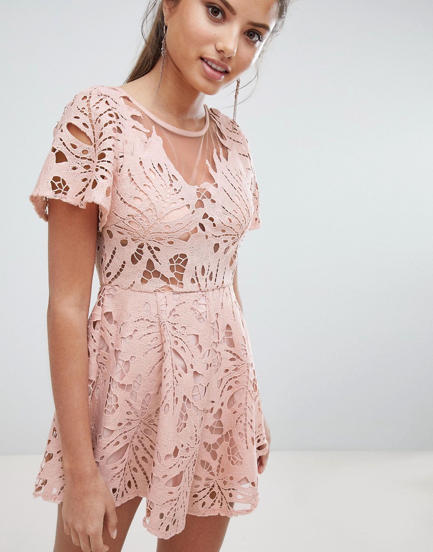 love triangle playsuit