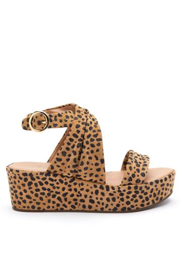 Matisse STARLINE Leopard Animal Print Platform Sandal