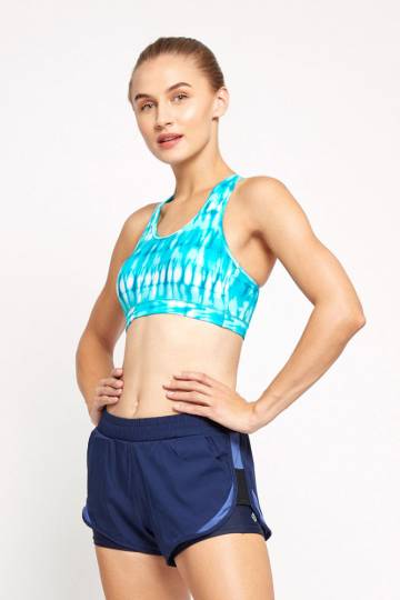 Cotton Tie-dye Crop Top (Racerback)