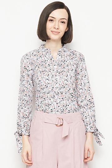 Ropé Casual Long Sleeve Shirt Ladies Printed [Buy 1 Free 1 (1 For RM79.90)]