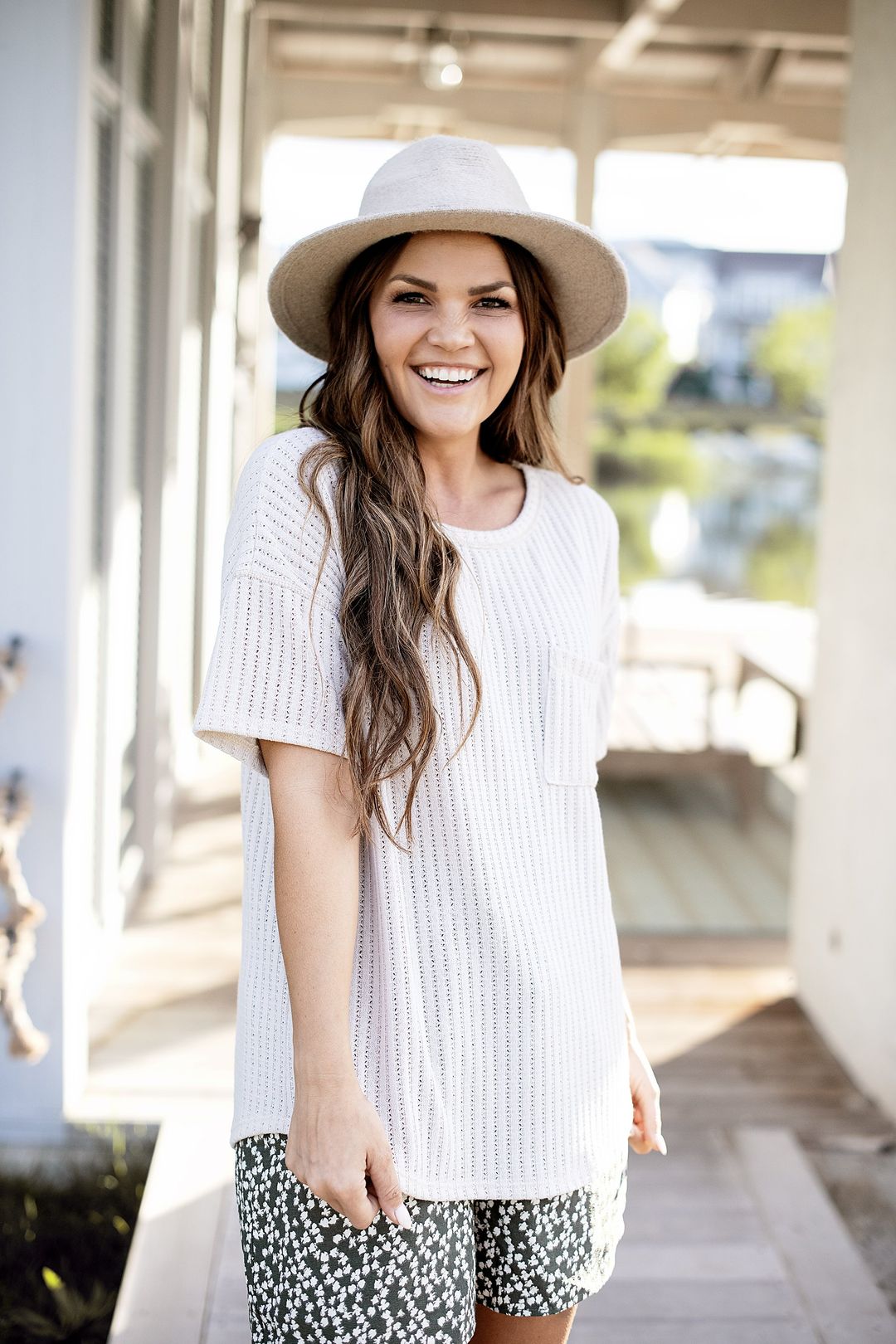 wanda knit blouse