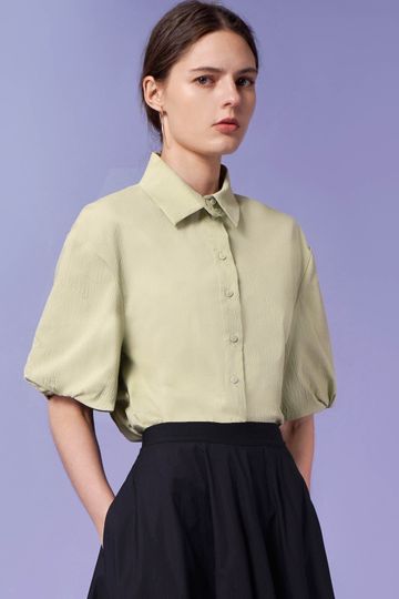 Short Sleeved Button Up Shirt