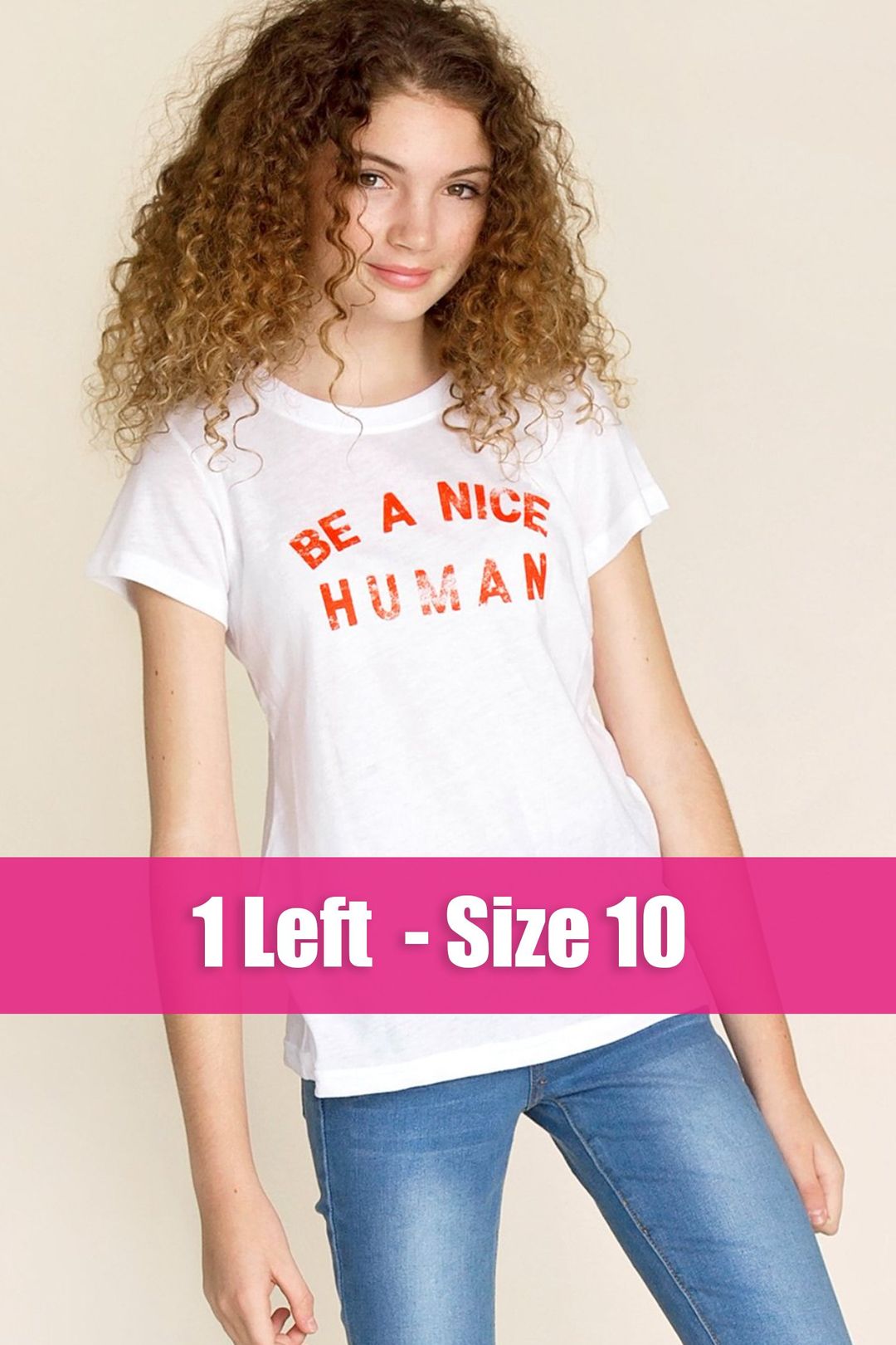 be a nice human tee