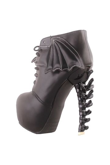 Show Story Bat Wing Platform Ankle Boots ShopperBoard