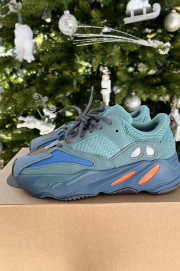 Yeezy Boost 700 Faded Azure Lace Up Sneakers ShopperBoard