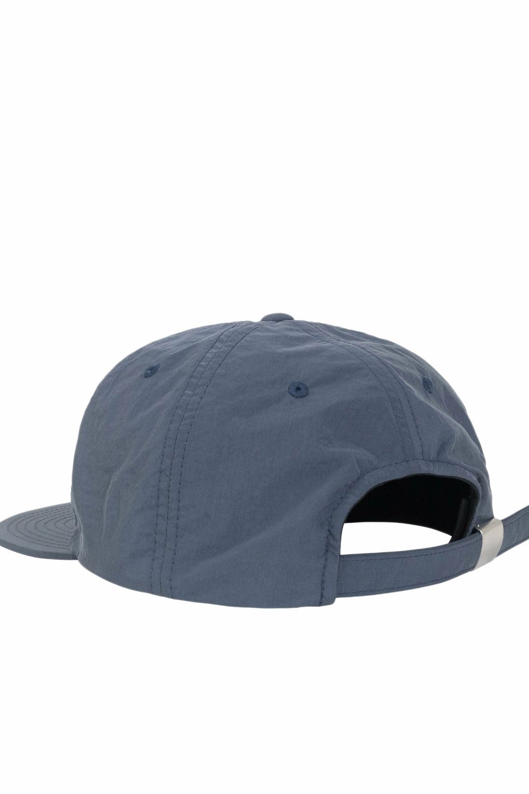 Stüssy Peached Nylon Basic Strapback Hat (Steel Blue