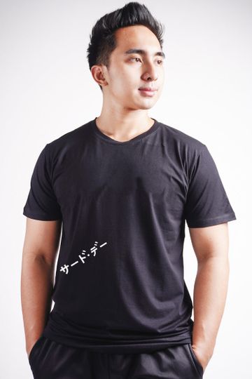 Third Day MTL67 Kaos Tshirt Pria Instacool Katakana Uphill Belly Hitam