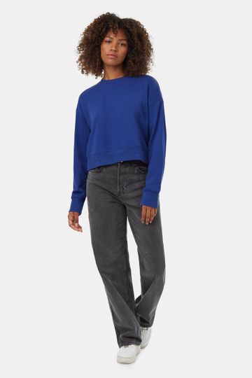 TreeFleece Oversized Cropped Crew