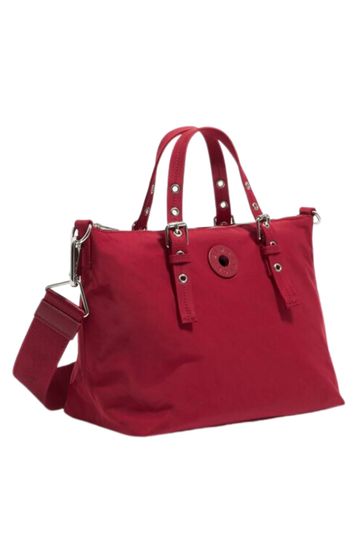 Bimba Y Lola Medium Red Nylon Tote Bag