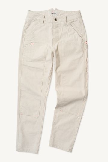 Dungaree Pant in Craft Canvas