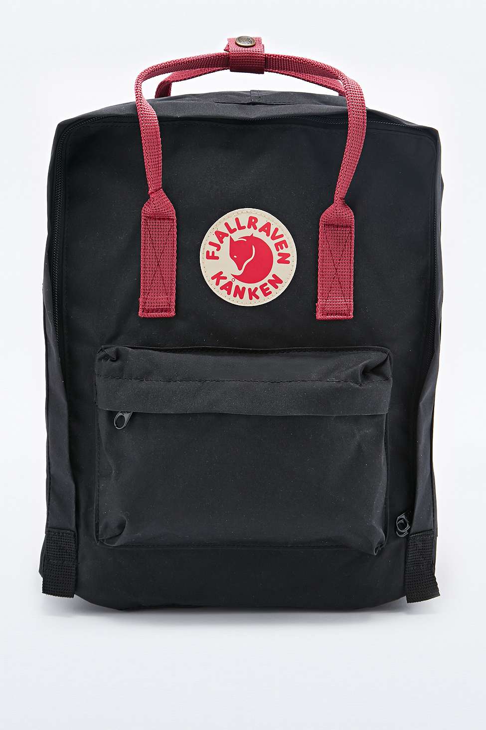 Fjallraven Kanken Classic Backpack in Black and Oxblood ShopperBoard