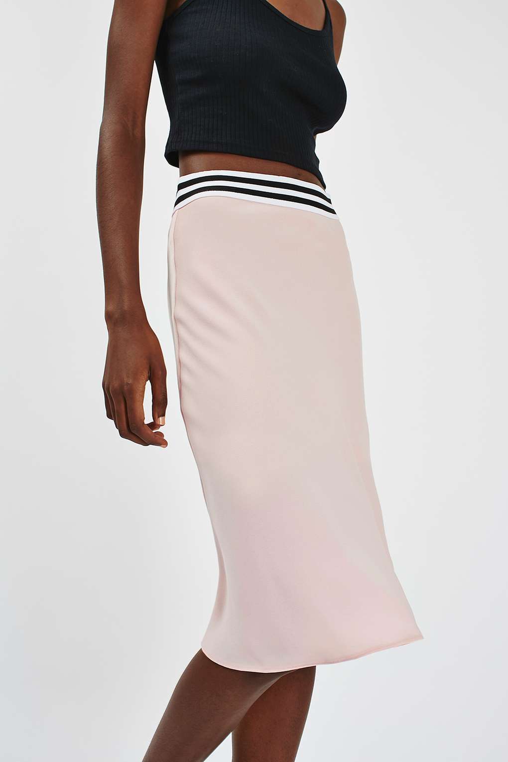 Elastic Sport Satin Skirt ShopperBoard
