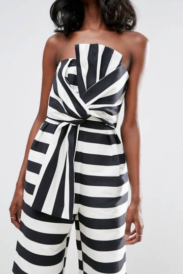 asos striped jumpsuit